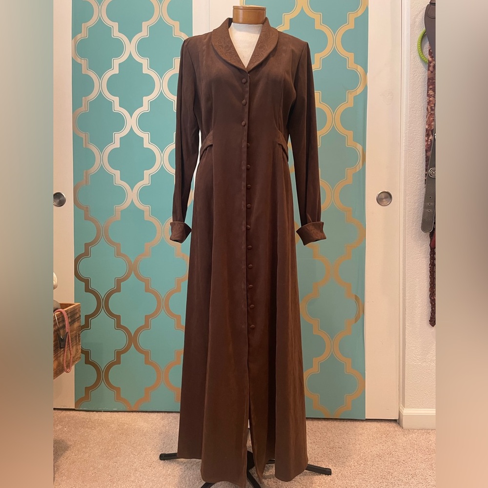 Vintage David Warren duster coat/dress Size 10